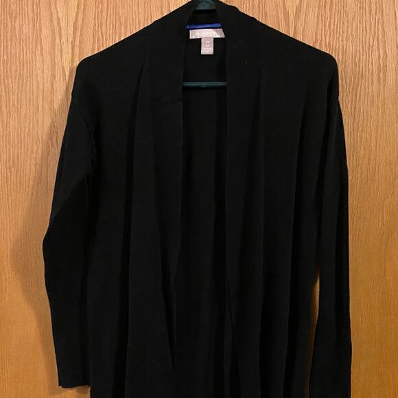 🌺3 for $30🌺Banana Republic Womens Black Open Sweater, size XS. (S48) - Picture 1 of 5